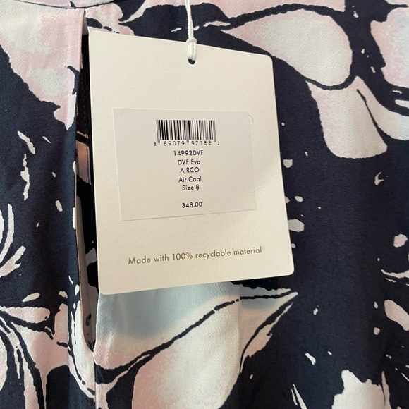 🆕 Diane Von Furstenberg mini dress. Size 8 - Picture 6 of 10